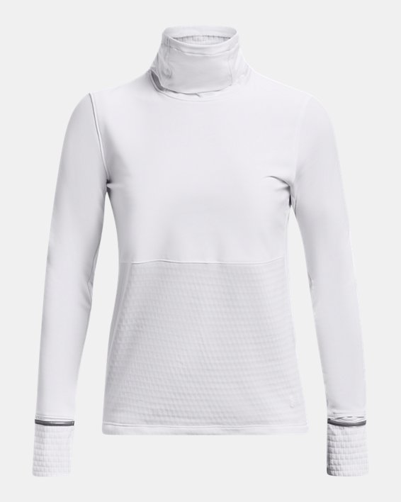 Women's UA Qualifier Cold Funnel Neck in White image number 6